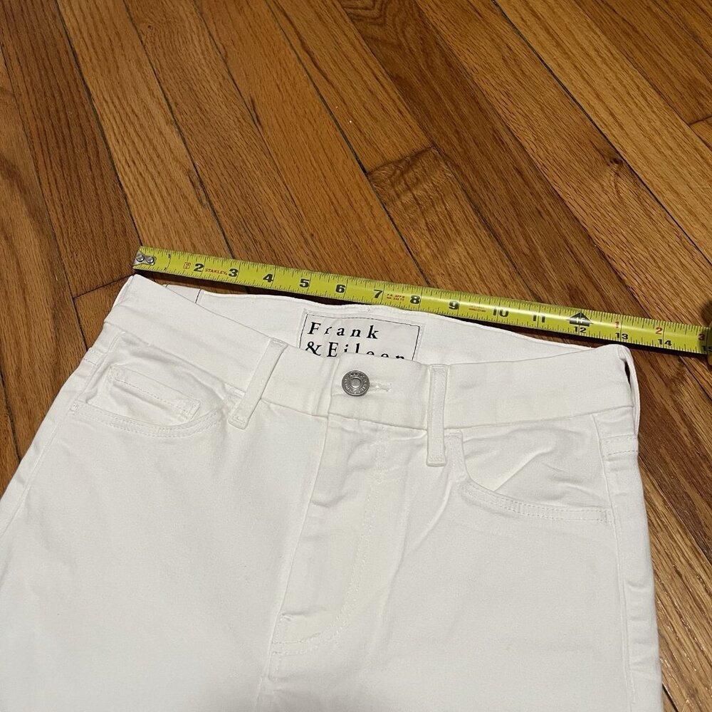 Frank & Eileen Sligo Skinny Jean in White Size 26 - Picture 8 of 8